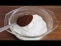 mix yogurt with coffee! you'll be surprised by the result ! in 10 minutes! you'll make every day !