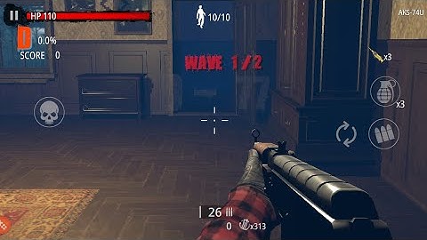 Zombie hunter d day offline shooting game with mobile phone new gun shooting game gameplay