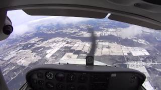 Cessna 172 Spin Recovery Training (Full HD w\/ audio)