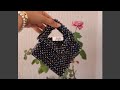 فى اقل من ساعة هتعملى اشيك شنطة بالخرز هاندميد بطريقة سهلة و بسيطة شنطة المثلث