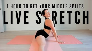 LIVE STRETCH CLASS: Middle Splits Training (1 hour) INT/ADV