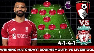 Must-Win Match-Day Bournemouth Vs Liverpool Best Predicted Xi Ft Salah & Gakpo Epl 2026 Md23