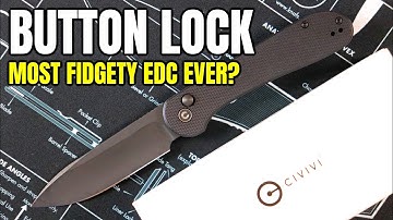 Most Fidgety EDC Knife Ever? - Civivi Elementum Button Lock Knife Review