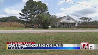Man shot and killed by deputies in Wilson Camera Feed