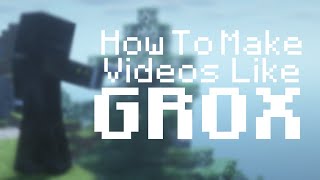 How to make videos like Grox!