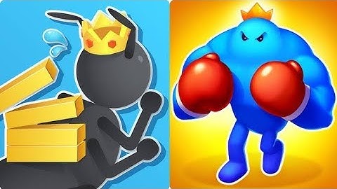 Gameplay Tiny Run 3D Vs Punchy Race 3D🧿⚪🟤👻🤡🎮❌New Max Update Mobile Gameplay WE21