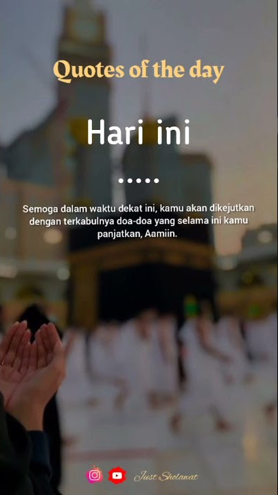 Semoga Tersemogakan Yaa Rabb | Quotes of the day | #storywa #shorts #islamicquotes