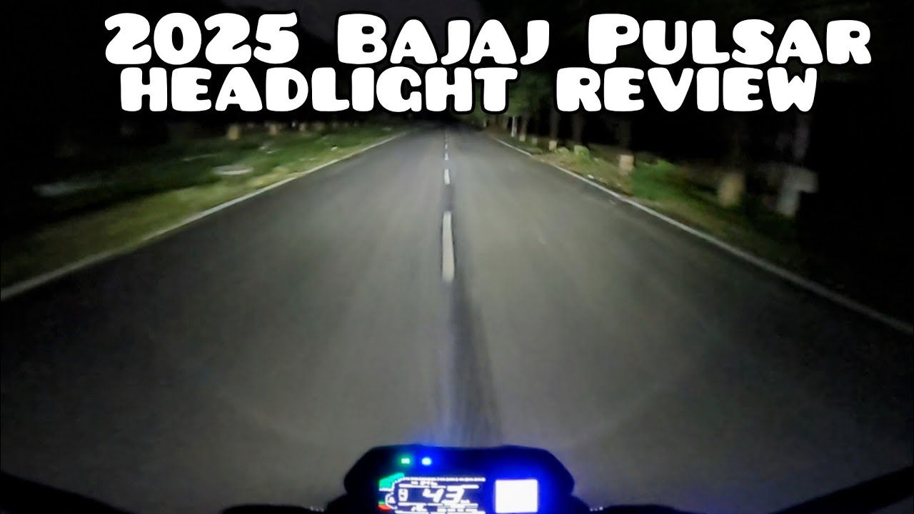 2025 Bajaj Pulsar NS400Z Headlight Review | POV Night Ride 