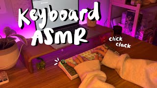 ASMR: TYPING on different keyboards!!