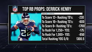 NFL Futures: RB Derrick Henry Total Rushing Yards Over 1300.5
