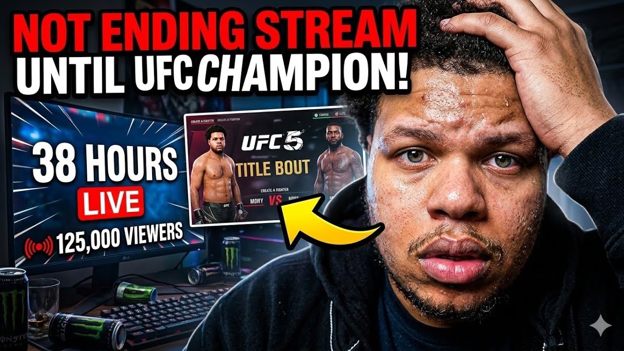 This Stream Doesn’t End Until I Become UFC Champion…