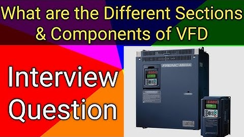 VFD Parts and Working Principle| Components of VFD| Variable frequency drive| Hindi