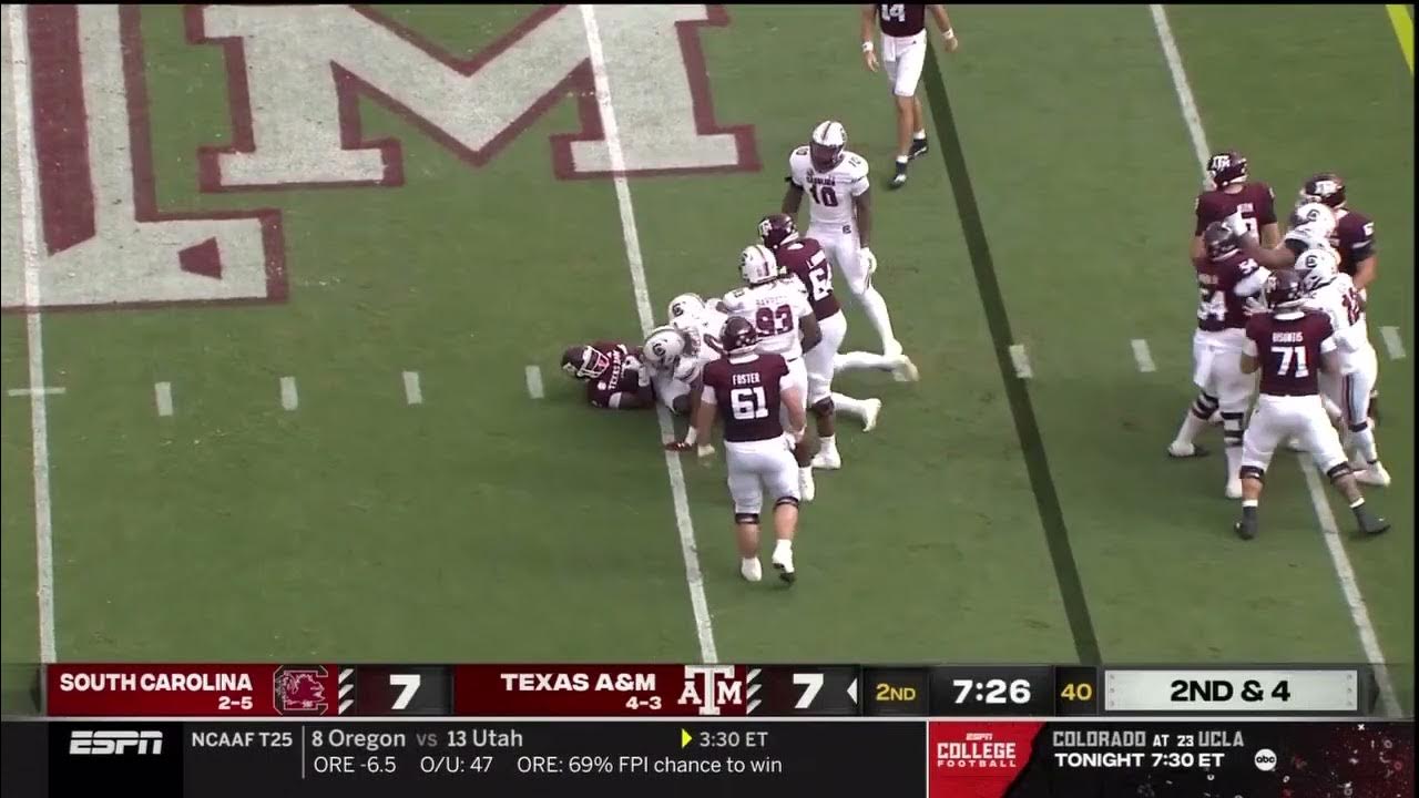 2023 USC vs Texas A&M Debo Williams Tackle for Loss YouTube
