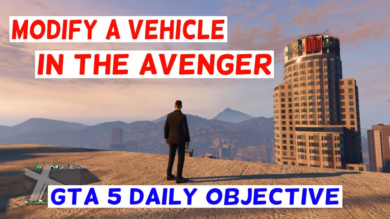 Modify a vehicle in the Avenger GTA 5 Online (Daily Objective) YouTube