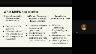 MAPS Focus School Updated Informational Session