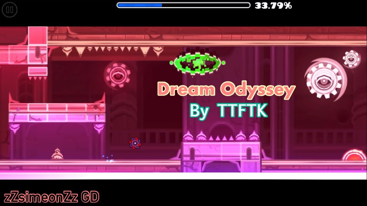 Dream Odyssey By TTFTK (Easy Demon) Geometry Dash Mobile - YouTube