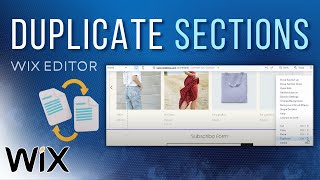 How to Duplicate Sections in Wix | Wix Tutorial (2025)