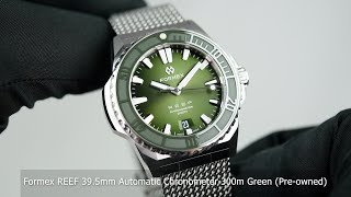 Formex REEF 39.5mm Automatic Chronometer 300m Green (Pre-owned) – Formex Reef video