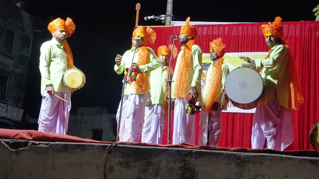 उंचगाव मैदान :- शाहीर शिवा लांडगे वाशी 👑💛