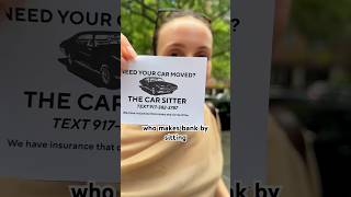 NYC car sitting business 🚗 #businessideas #nyc #trending