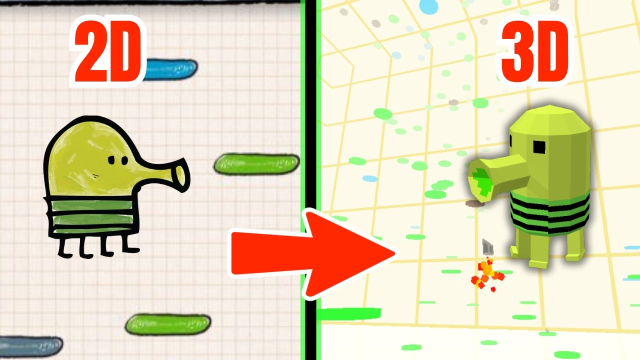 I made DOODLE JUMP but in FIRST PERSON - YouTube