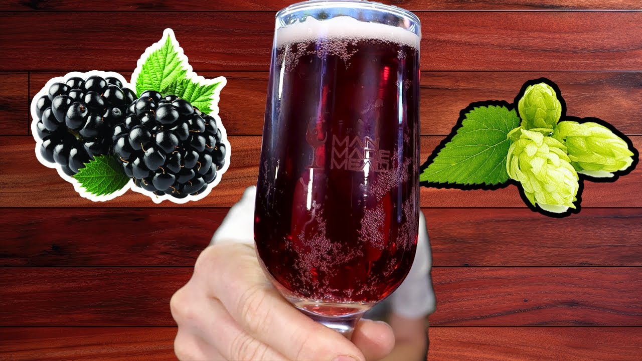 Tasty Hopped Blackberry Mead Recipe for Homebrewers! - YouTube