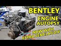 Broken bentley  rolls royce 6  lseries v8 full engine teardown
