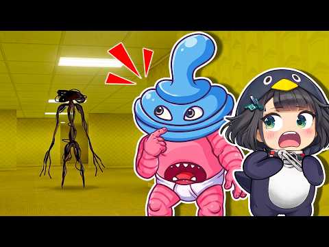 GUGU GAGA Penguin & Binky Drinky Escape ROBLOX BACKROOMS!