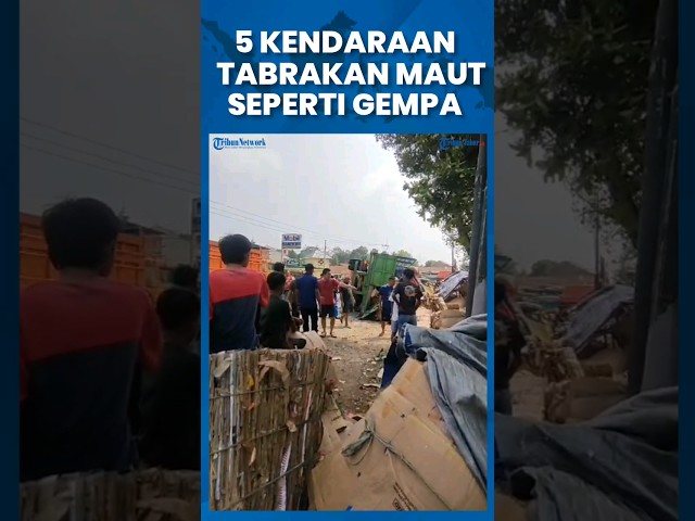 Dampak 5 Kendaraan Tabrakan Maut di Jalan Purwakarta-Bandung, Kesaksian Warga Seperti Gempa class=