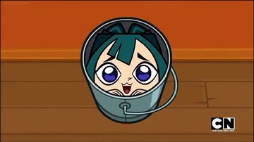 Gwen in bucket both scenes