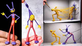 Making THE AMAZING DIGITAL CIRCUS : Peeled Jax! Sculptures Diorama Timelapse Compilation