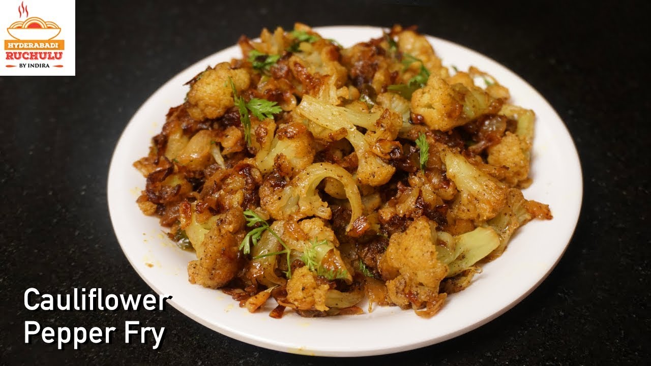 Cauliflower Fry Recipe | How to Fry Cauliflower | Gobi Fry Recipe in Telugu | Hyderabadi Ruchulu
