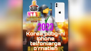 Koreya pubg ni Iphone/IOS tizimi ga o'rnatish 2023// How to install kr pubg to Iphone/IOS system