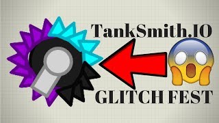 Abusing Glitches - Tanksmith.io Level 100 Tank Like Diep.io Died Laughing Part 1
