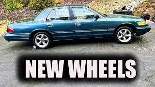 I PUT MUSTANG WHEELS ON A 1997 GRAND MARQUIS
