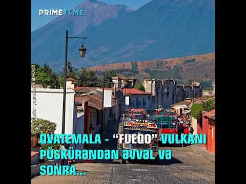 Video: Vulkanlar və Qvatemalada Gəzinti