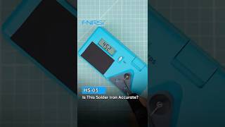 FNIRSI HS-03 Cordless Soldering Iron | Is the Temp Display Accurate?