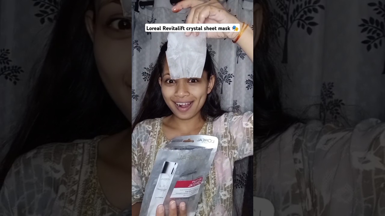 Loreal sheet Mask 🎭😮 