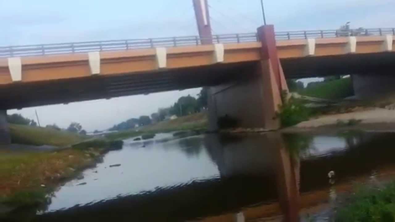 The Confluence of Wolf Creek and Great Miami River in Downtown Dayton