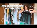 everything i made in my wardrobe (my own designs!) + how i style them // sewing/upcycling inspo