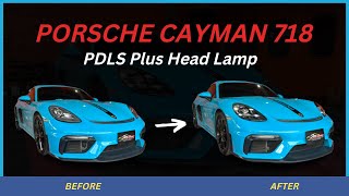 Celebrity Porsche Cayman 718 PDLS Plus Head Lamp Profile