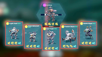 War Robots: Skyros, Behemoth,Fenrir, Khepri, Angler | WR Gameplay