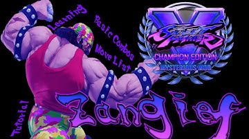 Mysterious Mod | ZANGIEF (Learning) (Tutorial) (Combos)