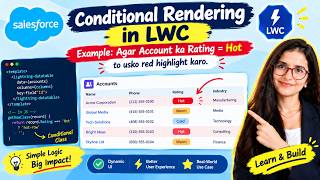 Conditional Rendering in Salesforce LWC | Show/Hide &amp; Style Elements Dynamically | LWC tutorial 2026