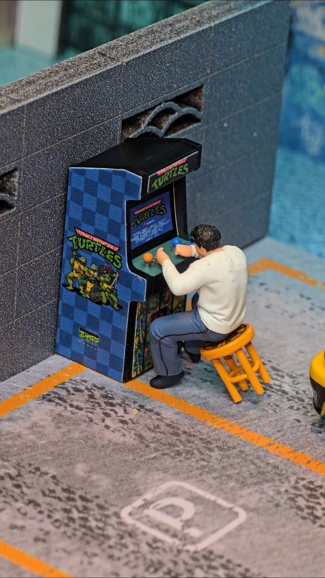 ミュータントタートルズ ミニタートルマシン How awesome is this mini Arcade Ninja Turtles machine. Perfect for