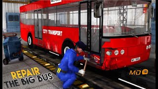 Real Bus Mechanic Simulator 3D Car Garage Workshop  - Gameplay IOS screenshot 3