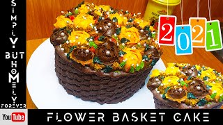 Buttercream Flower Cake | Cake decorating tutorial by SBHF | How to Make Buttercream Flowers on Cake