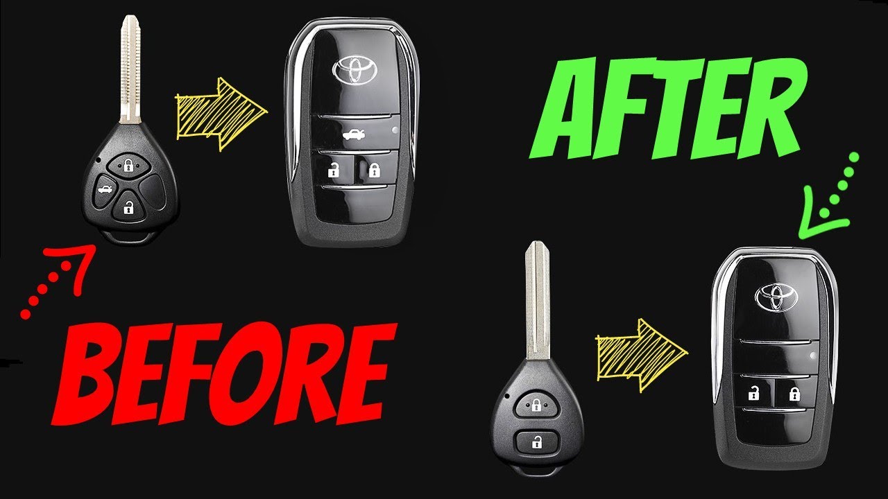 Toyota | How To KEY case REPLACE? - YouTube