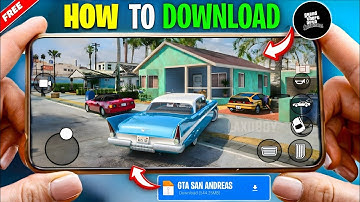 HOW TO DOWNLOAD & PLAY GTA SAN ANDREAS ON A ANDROID | HOW TO INSTALL GTA SA IN ANDROID | LAXUBOY 