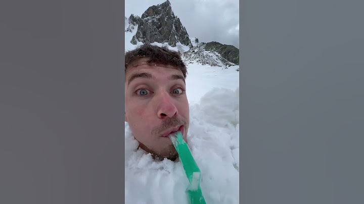 Le dernier qui sort de la neige a gagné ! (Nouvelle vidéo)